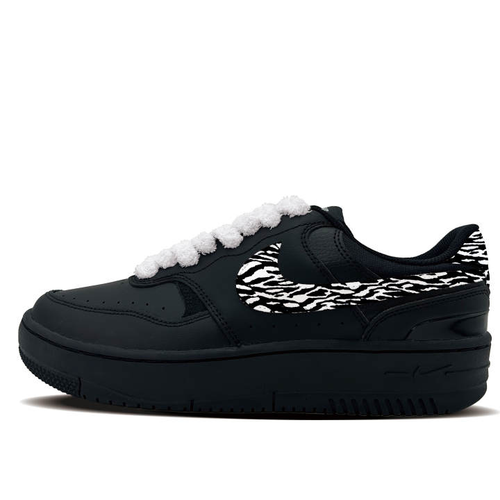 Nike Nike Gamma Force Flow Form Abrasion Resistant Abrasion Resistant Low top Skateboard Shoes Unisex White Black
