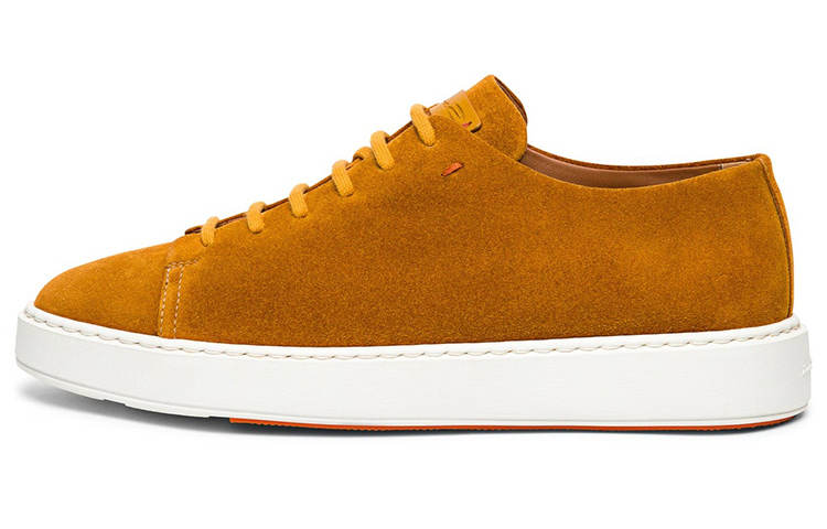 Santoni Low top Skateboard Shoes Men's Yellow