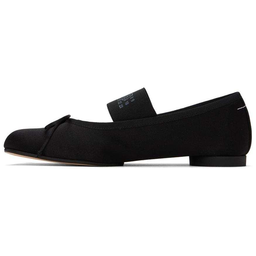 MM6 Maison Margiela Atomic Satin Ballerina Shoes Women's