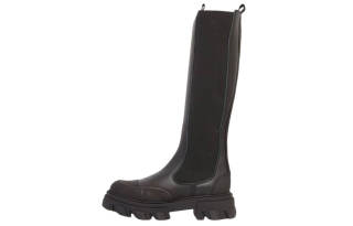 GANNI Knee-high Chunky Chelsea Boots