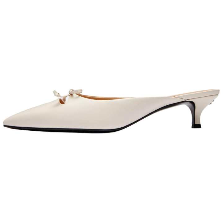 COACH COACH Closed Toe Slippers 4.5cm Women's White
