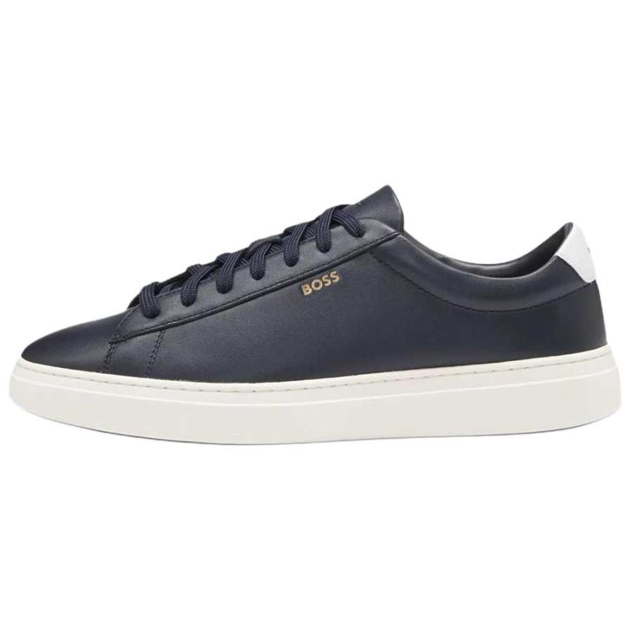 HUGO BOSS Low top Skateboard Shoes Men's Navy Blue