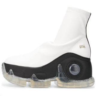 SWEAR Air Rev Artificial Leather High top Casual Shoes Unisex White