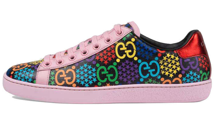 GUCCI Gucci Wmns Ace Gg Supreme Low 'Psychedelic - Pink'
