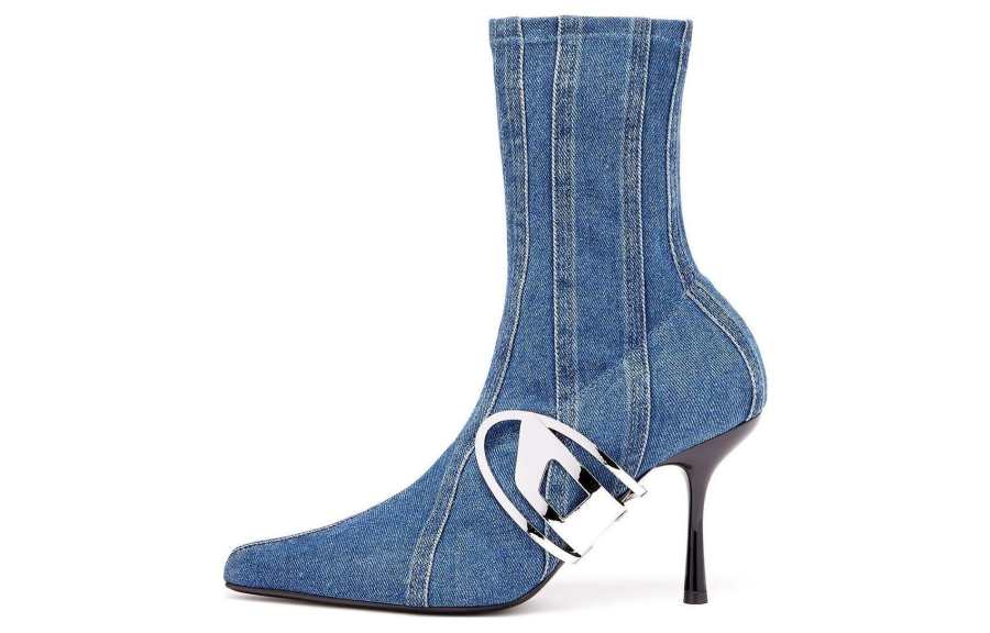 DIESEL DIESEL D-Eclipse Kbt 100mm Denim Boots