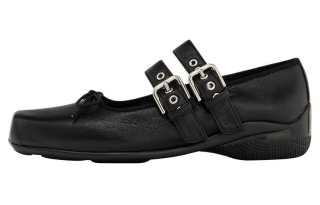 OPENyy Leather Casual Shoes Women's Black