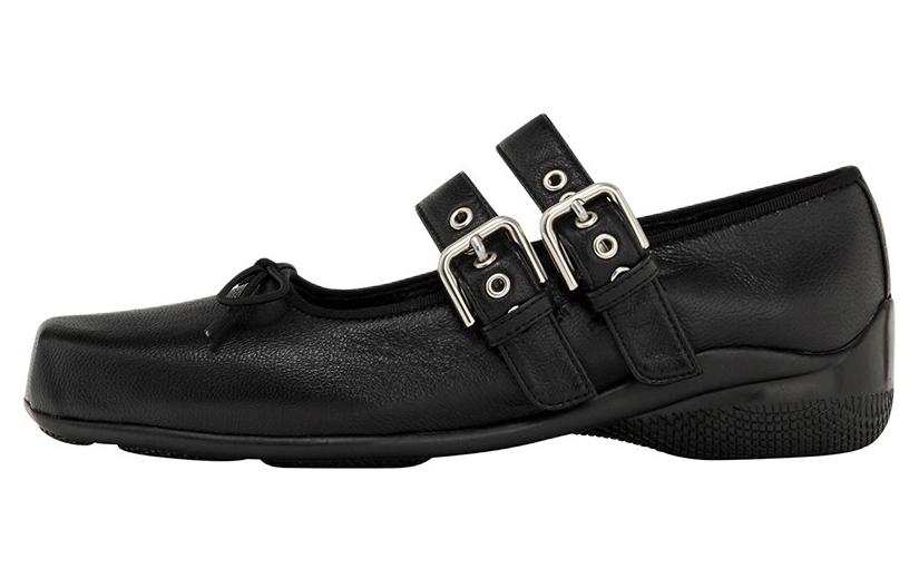 OPENyy OPENyy Leather Casual Shoes Women's Black