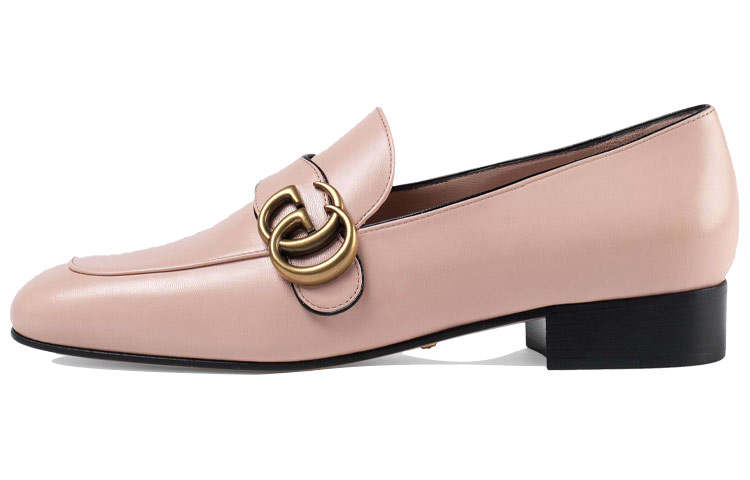 GUCCI GUCCI Double G Leather Loafers