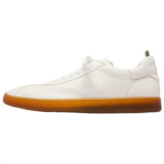 Officine Creative Halo 001 Leather Low top Skateboard Shoes 2.5cm Men's White