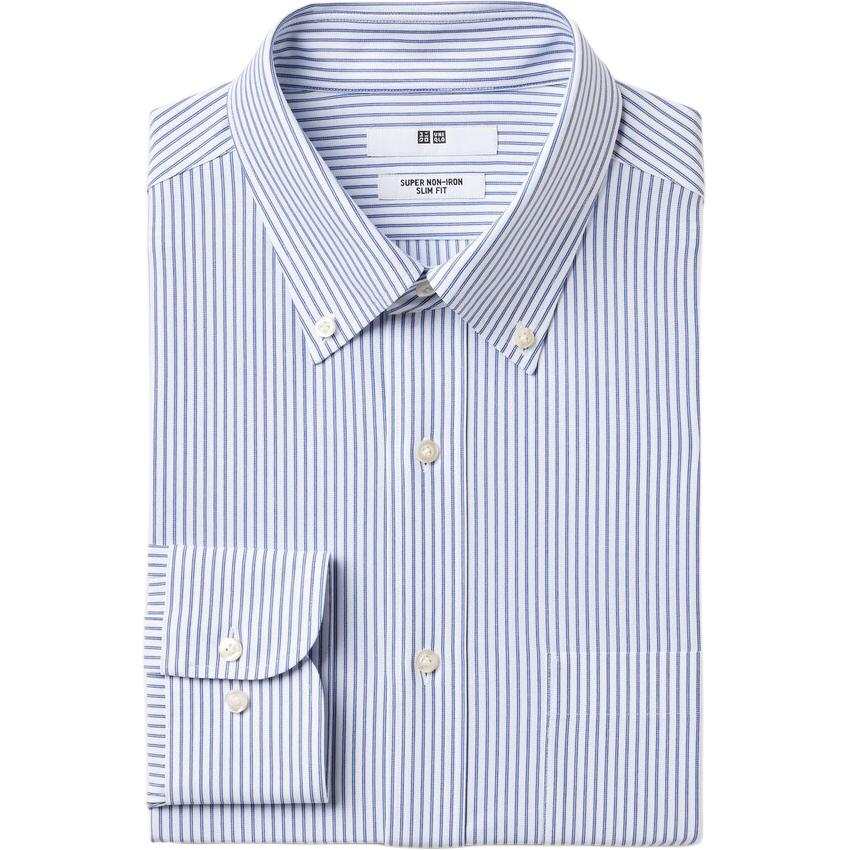 UNIQLO Shirts Men's Blue Moderate