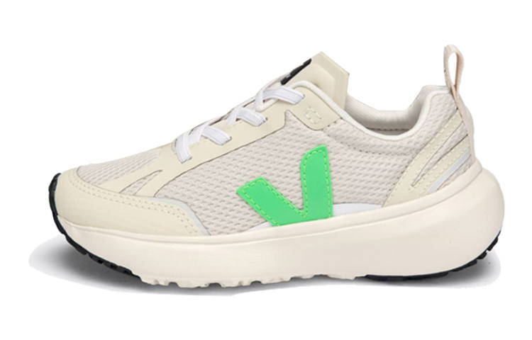VEJA Slip Resistant Cushioning Abrasion Resistant Low top Kids Lifestyle Shoes White Green Kids'