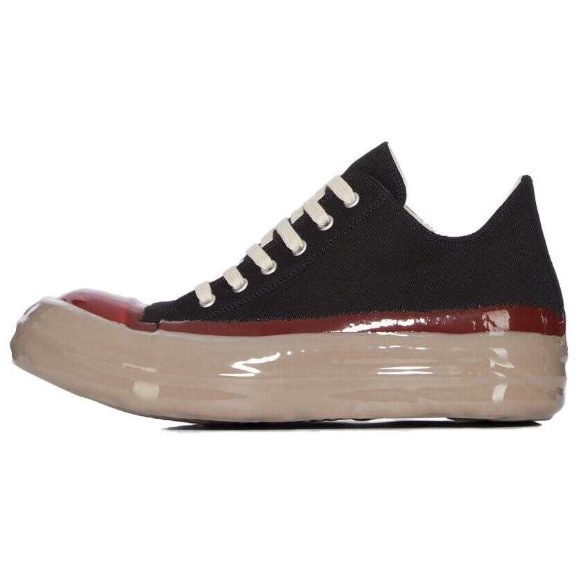 Rick Owens DRKSHDW CONCORDIANS Low top Canvas Shoes 3.5cm Men's Black