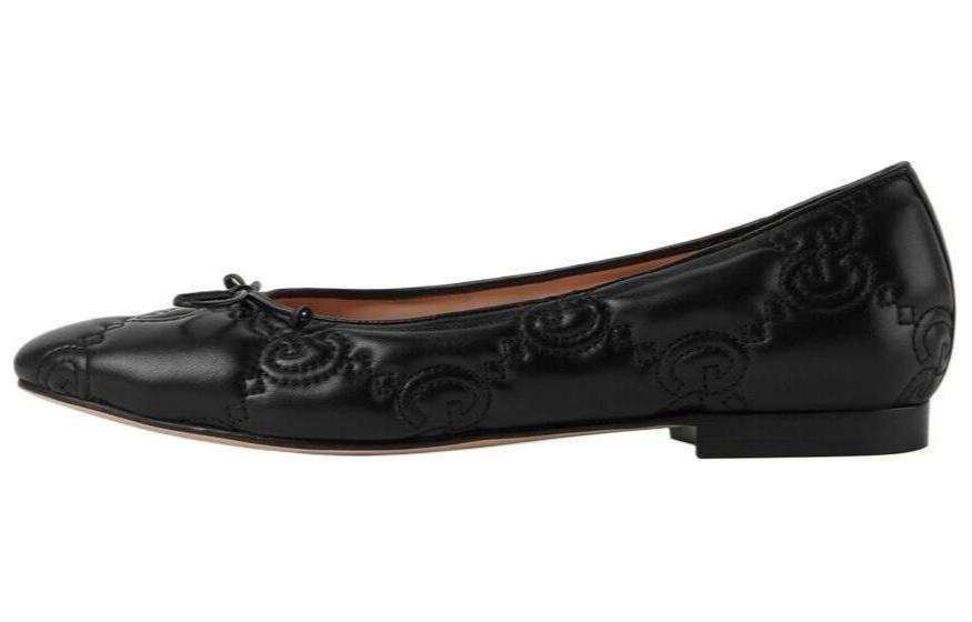 GUCCI GG Matelassé Casual Shoes Women's Black