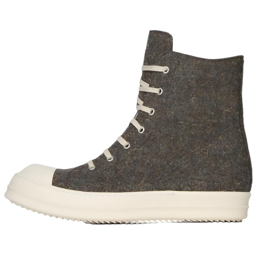 RICK OWENS RICK OWENS/RO CONCORDIANAS High top Skateboard Shoes 3.5cm Men's Gray Brown