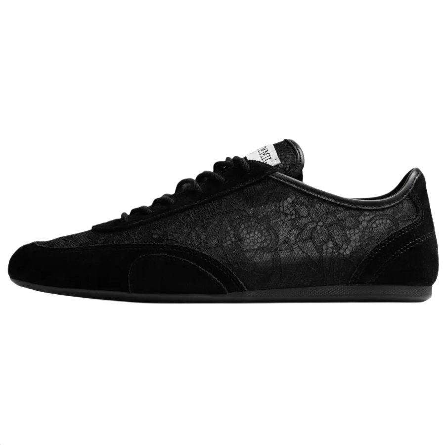 Jimmy Choo Sunny F Suede Low top Casual Shoes Women's Black