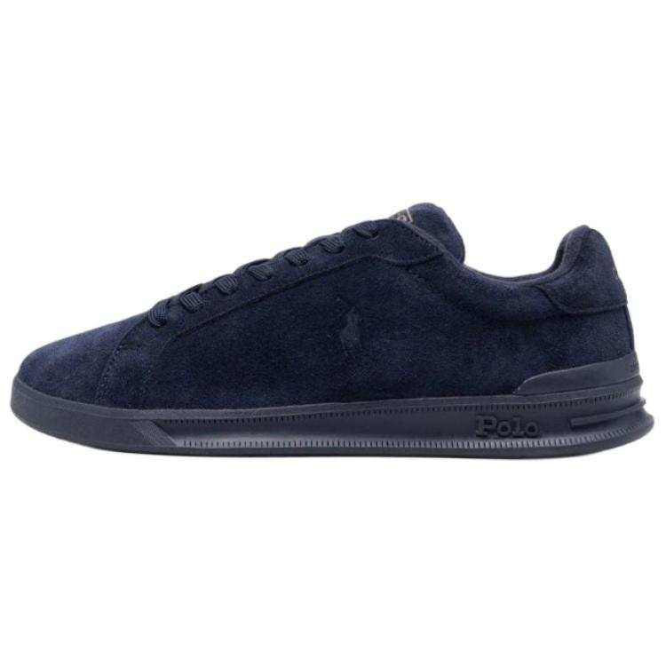 Polo Ralph Lauren Suede Abrasion Resistant Low top Skateboard Shoes Men's Marine Blue