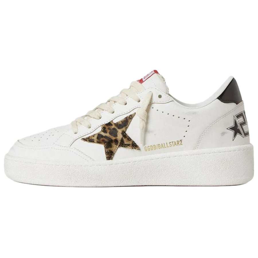 Golden Goose Ball Star Low top Skateboard Shoes Women's White