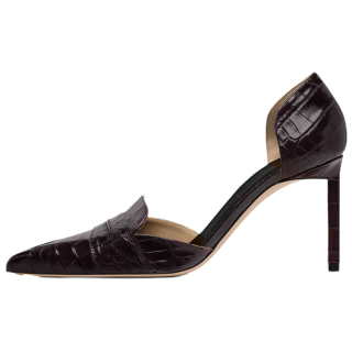 TOM FORD Eva D'Orsay Slim Heel High Heels 8.5cm Women's Brown