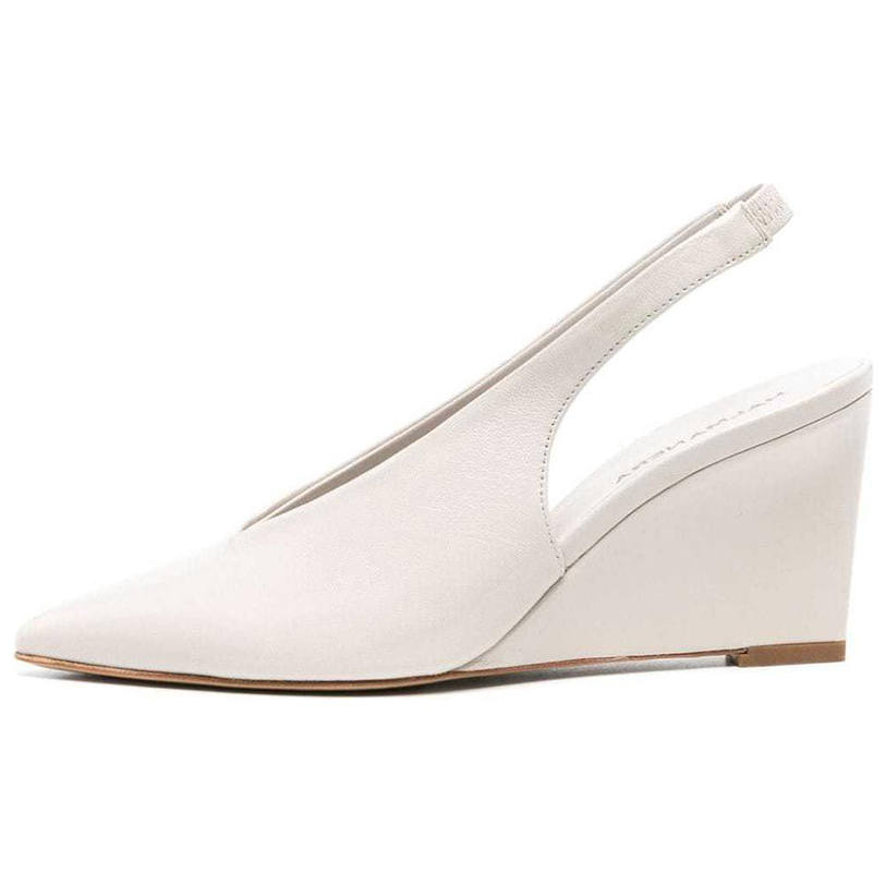 HALMANERA Zoe High Heels 8cm Women's Light Gray