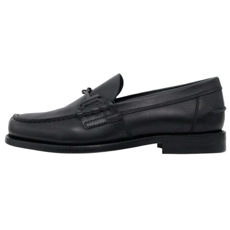 TOD'S Timeless Cow Leather Loafers Men's Black