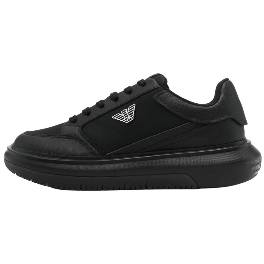 EMPORIO ARMANI Low top Casual Shoes Men's Black