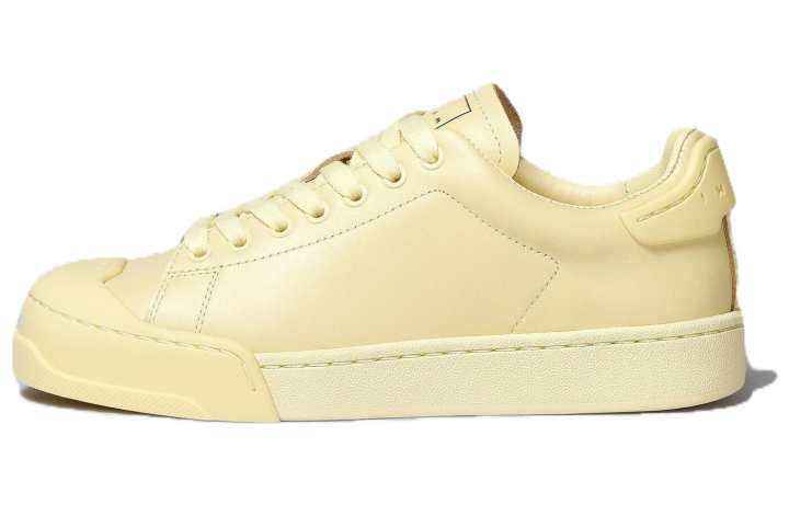 MARNI MARNI Dada Bumper Leather Low top Skateboard Shoes Women's Yellow