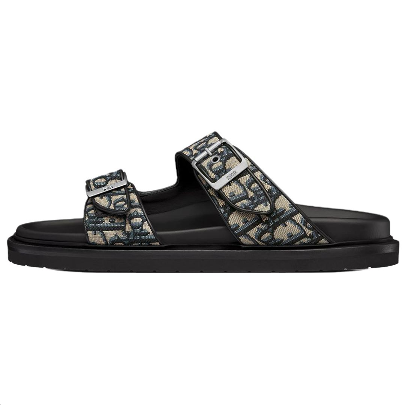 DIOR DIOR Aqua Sandal 'DIOR Oblique - Beige Black'