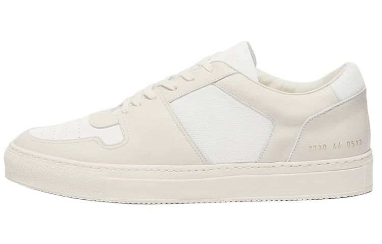 COMMON PROJECTS COMMON PROJECTS Leather Low top Skateboard Shoes Men's Gray White