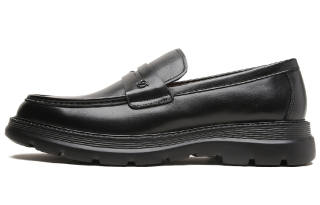 S.T.Dupont S. T.DUPONT Cow Leather Casual Shoes Men's Black