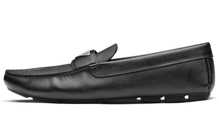 PRADA PRADA Saffiano Loafers Men's Black