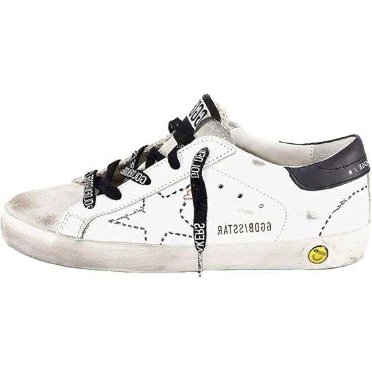 Golden Goose Kids Superstar Distressed Sneakers