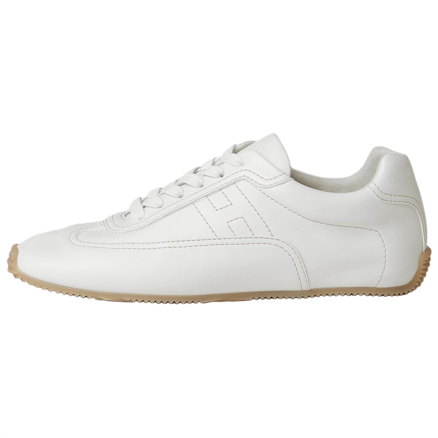 HERMES Master Calfskin Low top Casual Shoes 0.5cm Women's White