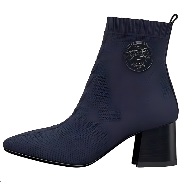 HERMES HERMES Volver Ankle Boots Women's Blue