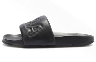 AMBUSH Quilted Logo Slides Black