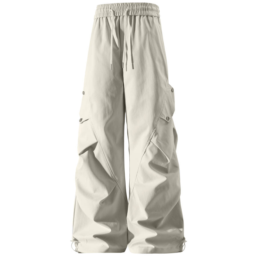 X1617 Casual Pants Unisex Thickened Straight Fit Pants
