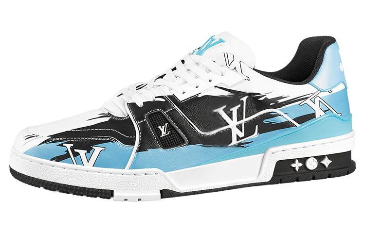LOUIS VUITTON LOUIS VUITTON Lv Trainers 'White Black Blue'