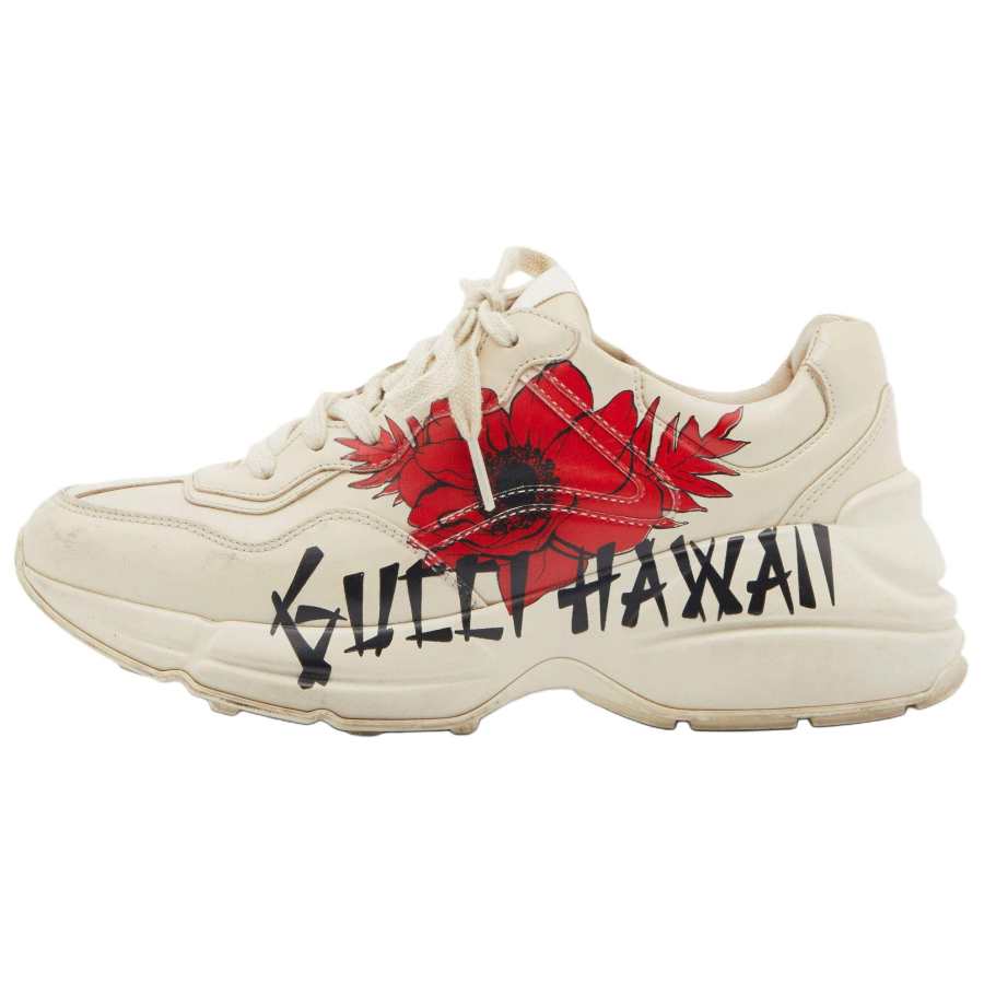 Gucci Wmns Rhyton 'GUCCI Hawaii Poppy Print' Women's