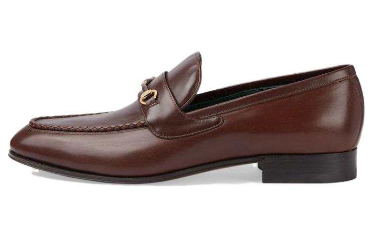 GUCCI Horsebit Loafers 2cm Men's Brown