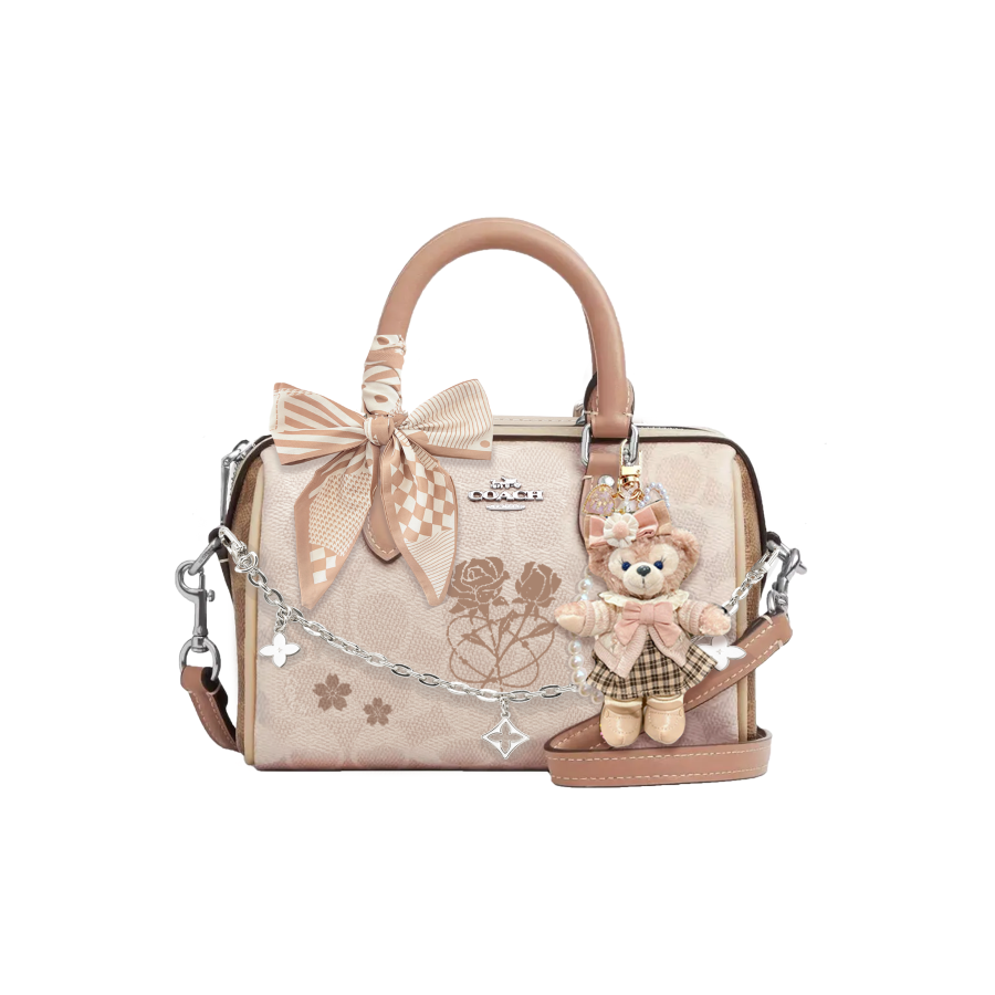COACH COACH Rowan PVC Handbag Small Women's Multicolor