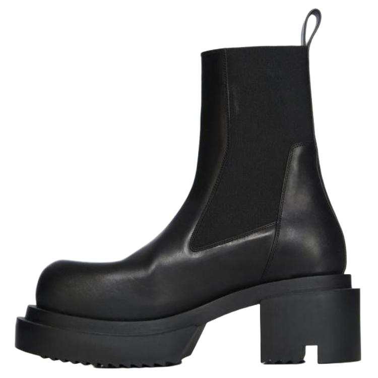RICK OWENS RICK OWENS/RO CONCORDIANS Beatle Bogun Short Chelsea Boots 6cm Women's Black