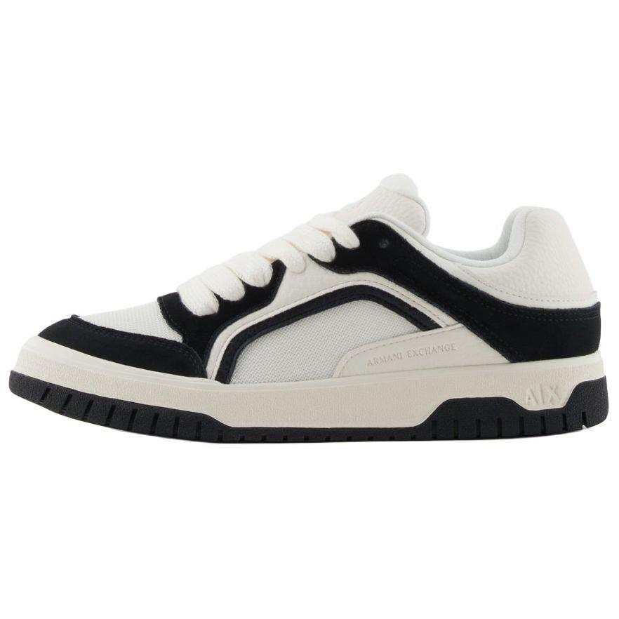 ARMANI EXCHANGE ARMANI EXCHANGEAE Low top Skateboard Shoes Men's Black White