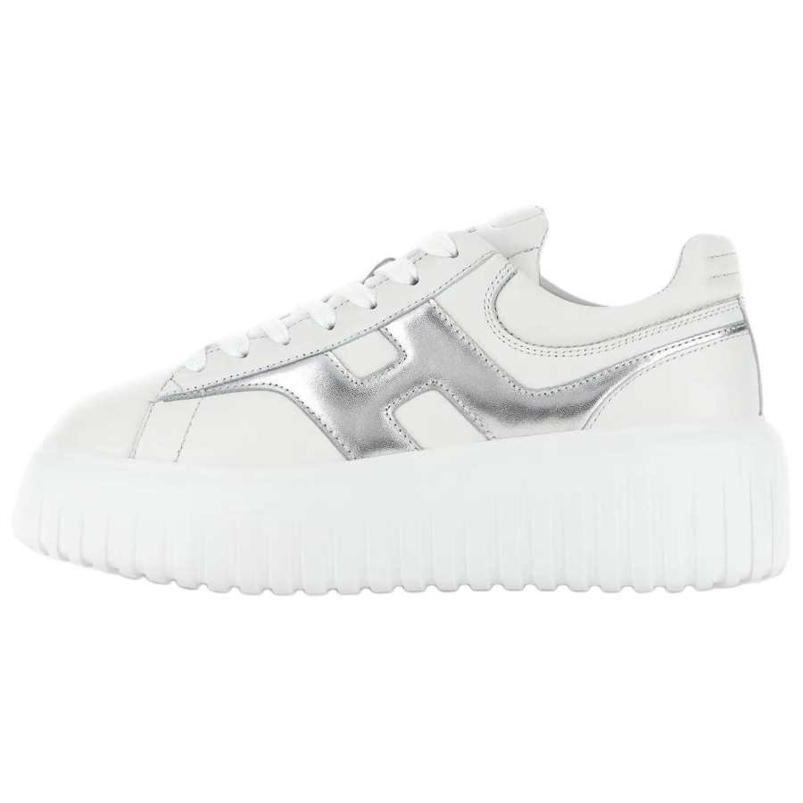 HOGAN H Stripe Round Toe Sneakers Women's
