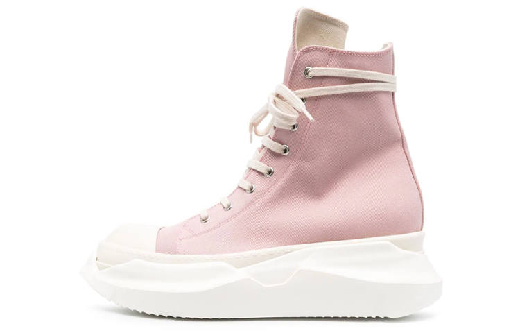 Rick Owens DRKSHDW High top Stylish Skateboarding Shoes Men's Pink