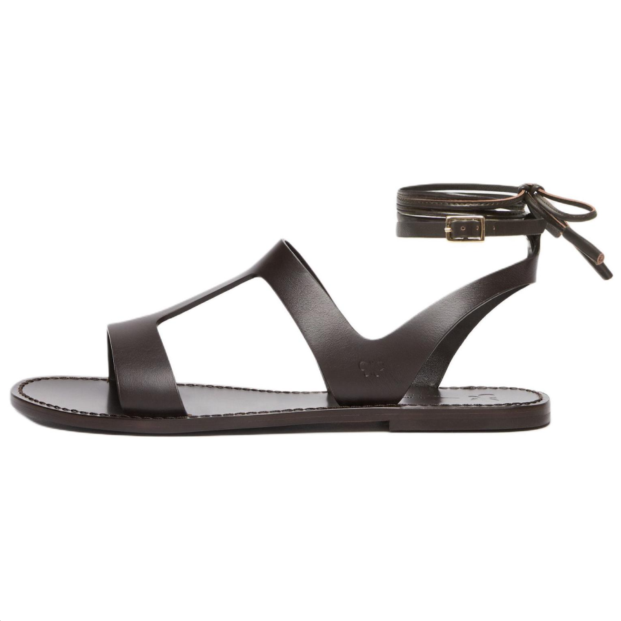 WEEKEND MaxMara One Strap Sandals Women's Brown