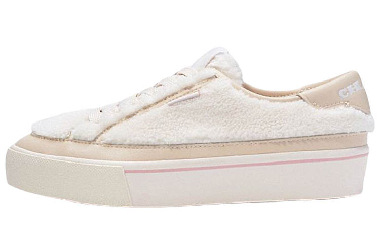 COACH CitySole Leather Low top Stylish Skateboarding Shoes Women's Beige