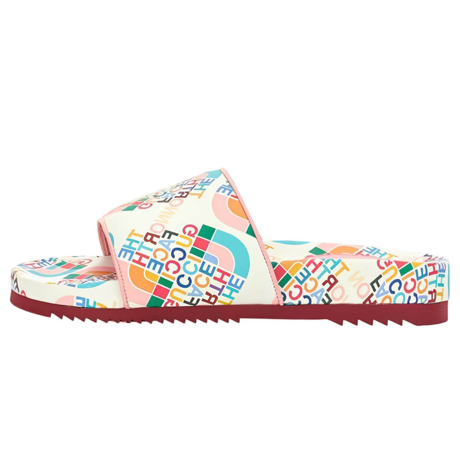 GUCCI THE NORTH FACE x GUCCI Slide Slippers Men's White
