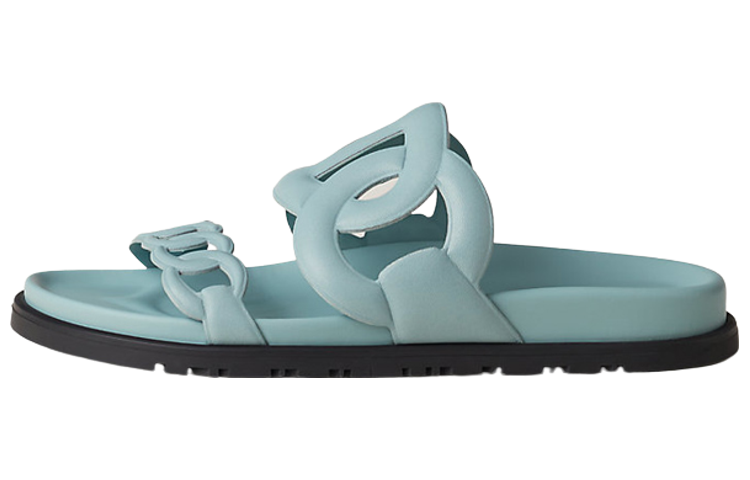 HERMES HERMES Extra Slide Slippers Women's Blue