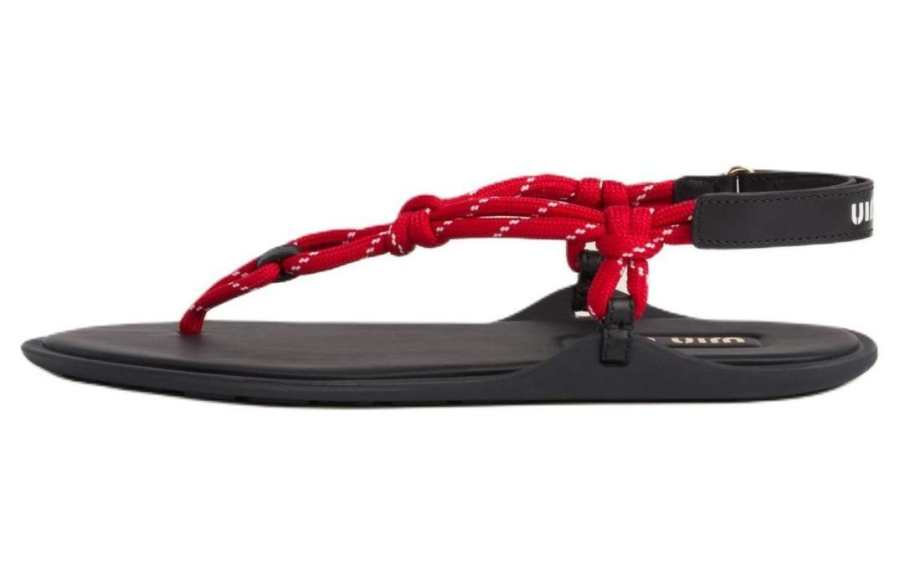 MIU MIU MIU MIU Cord-strap Leather Sandals