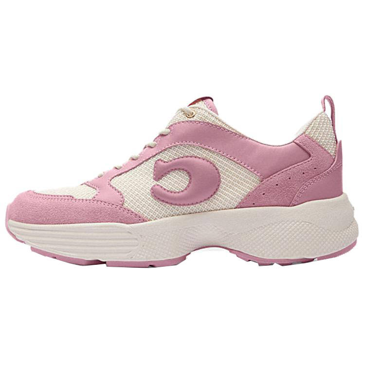 COACH Fabric Skateboard Shoes Women's Tulip Red