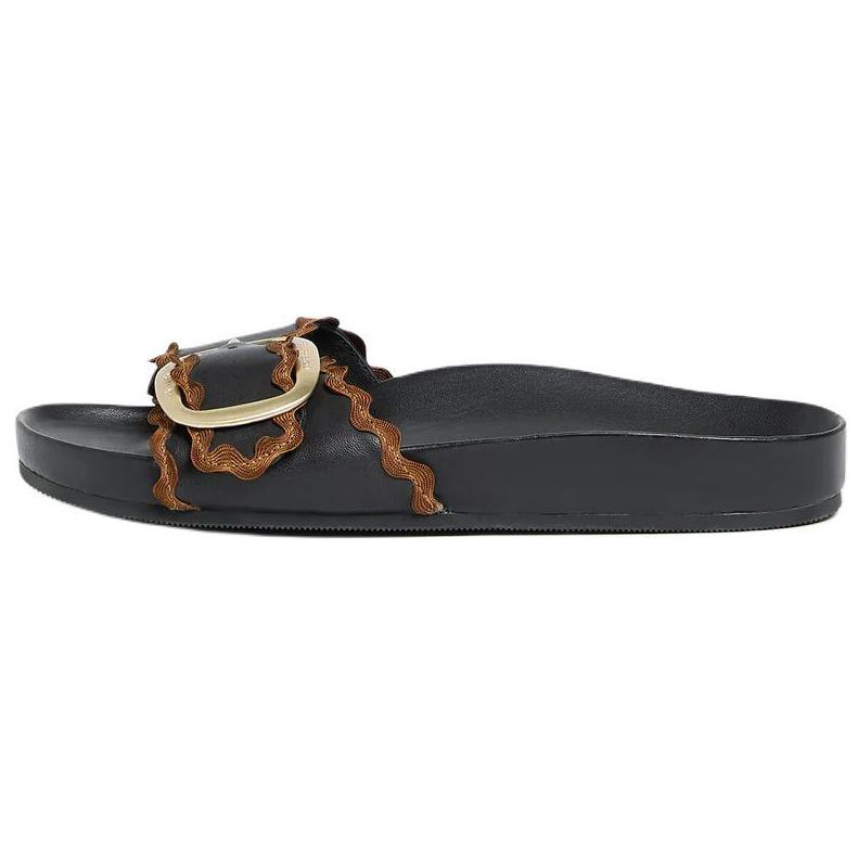 Loeffler Randall Slide Slippers Women's Black